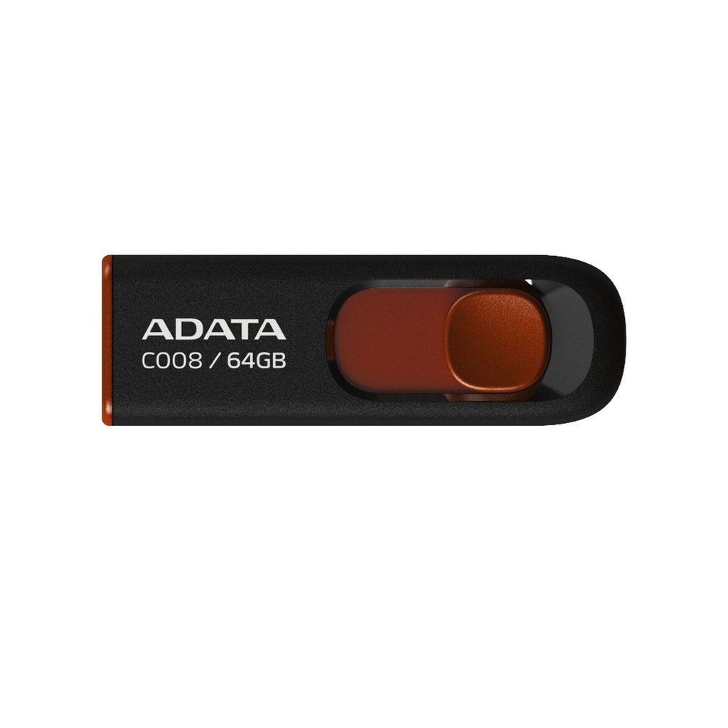 ADATA USB 2.0 C008 black    64GB AC008-64G-RKD