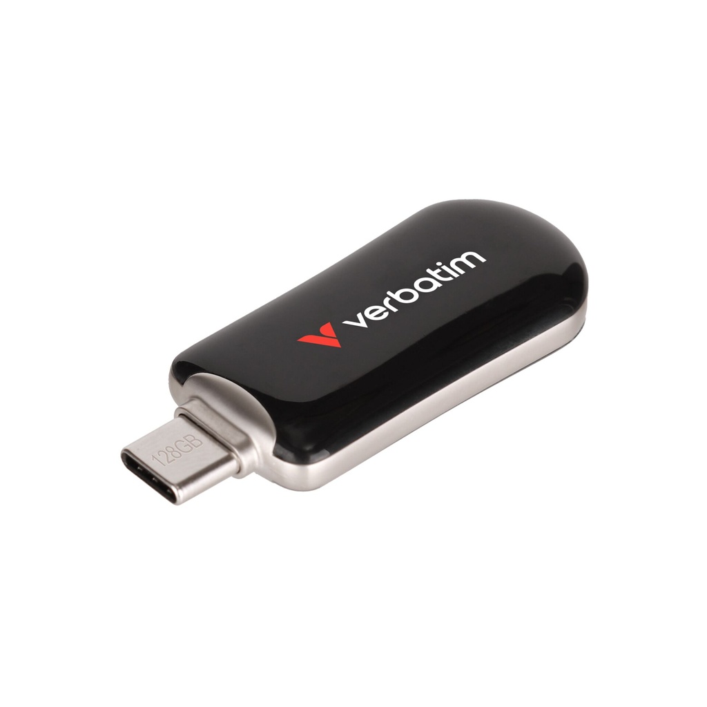 Verbatim Plectra Black     128GB USB-C Flash Drive          30225