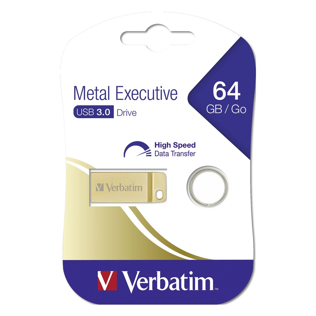 Verbatim Metal Executive    64GB USB 3.0 gold