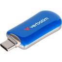 Verbatim Plectra Blue       64GB USB-C Flash Drive          30232