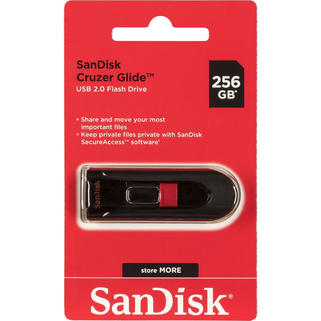 SanDisk Cruzer Glide       256GB SDCZ60-256G-B35
