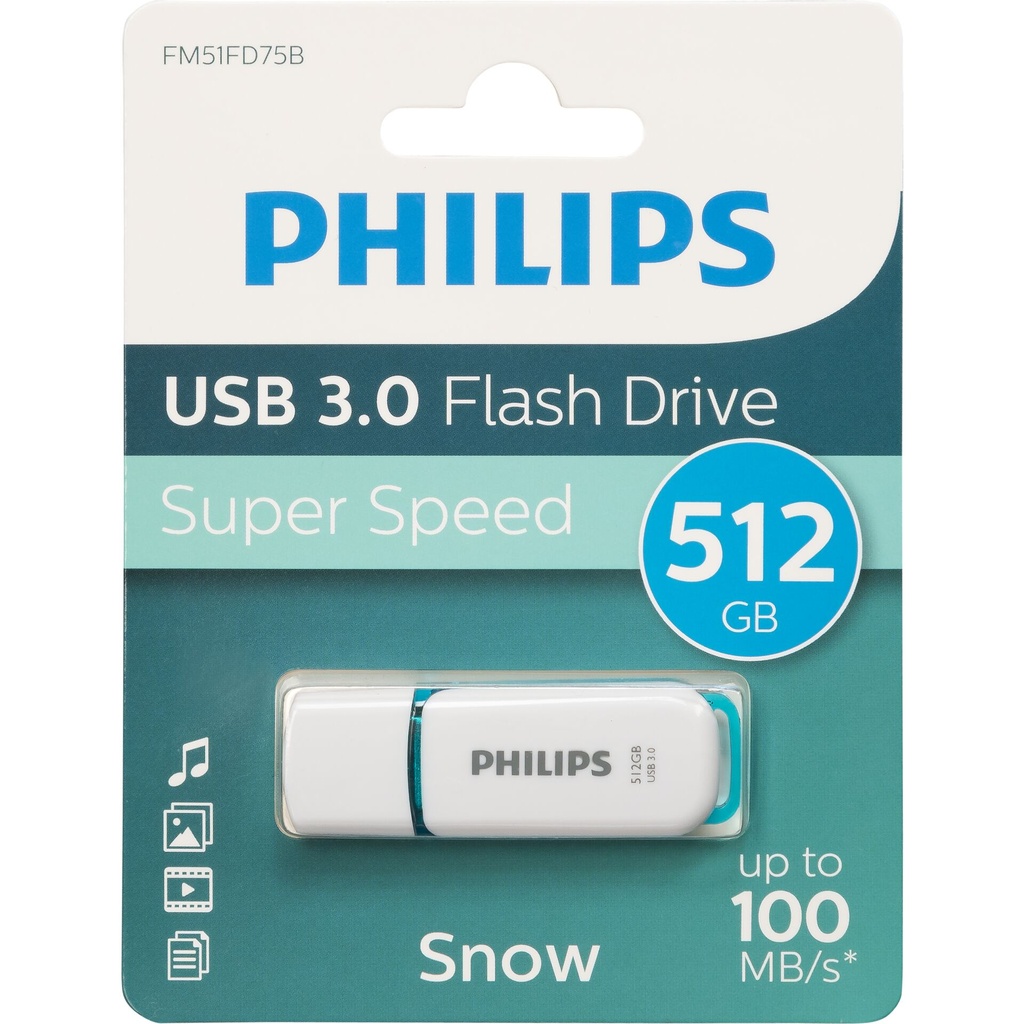 Philips USB 3.0            512GB Snow Edition Spring Green