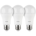 Philips LED Lamp E27 3-Pack 100W 4000K