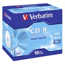 1x10 Verbatim CD-R 90 / 800MB JC 48x Speed, ExtraProtection