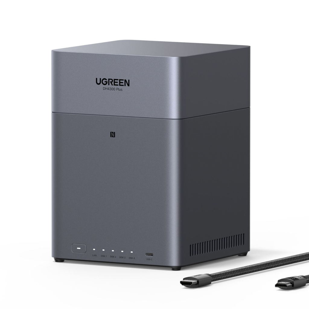 UGREEN 4-Bay Network Attached Storage DH4300 Plus EU Diskless