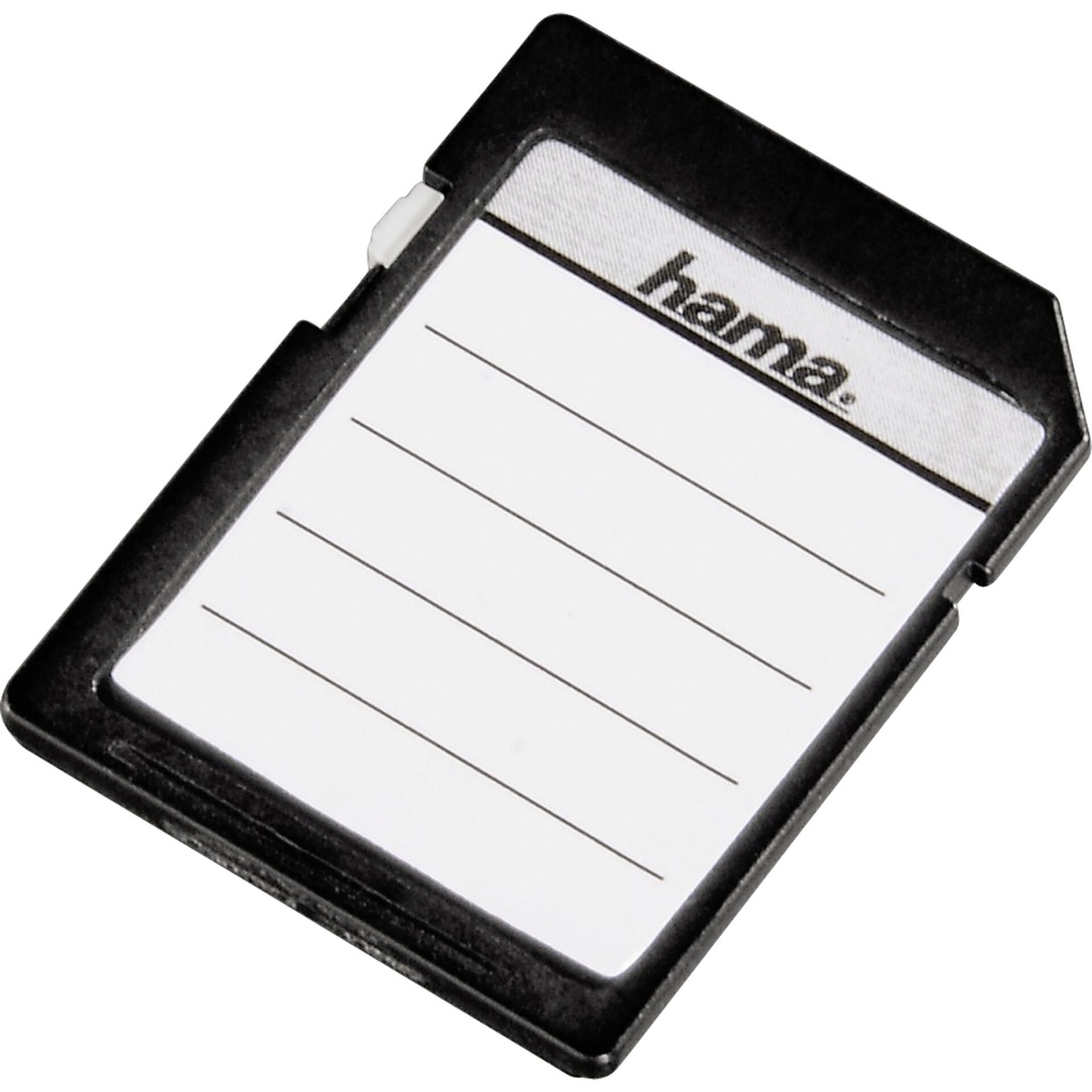 Hama Memory Card Labels 18 pieces, black/white     95916