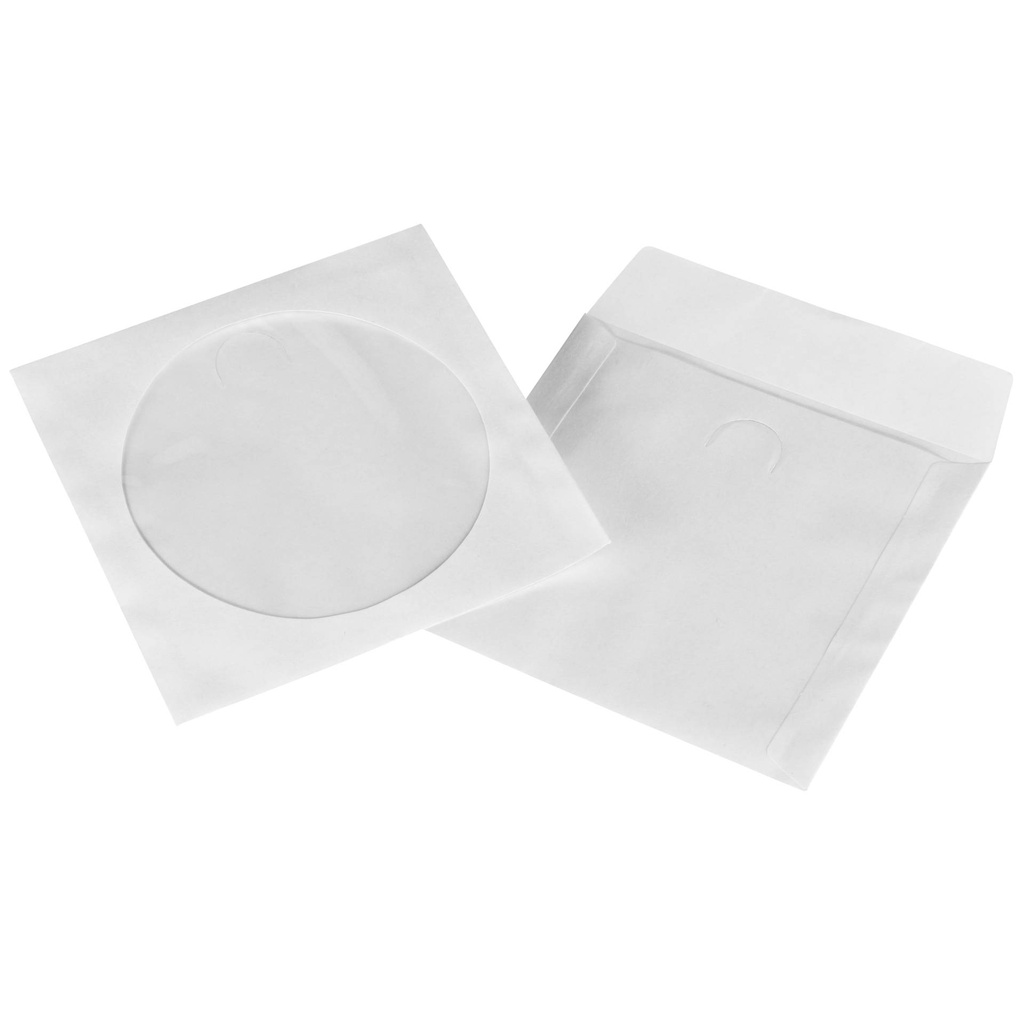 1x50 Hama CD ROM Paper Sleeves white                      62671