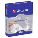 Verbatim CD/DVD Papersleeve 50-Pack