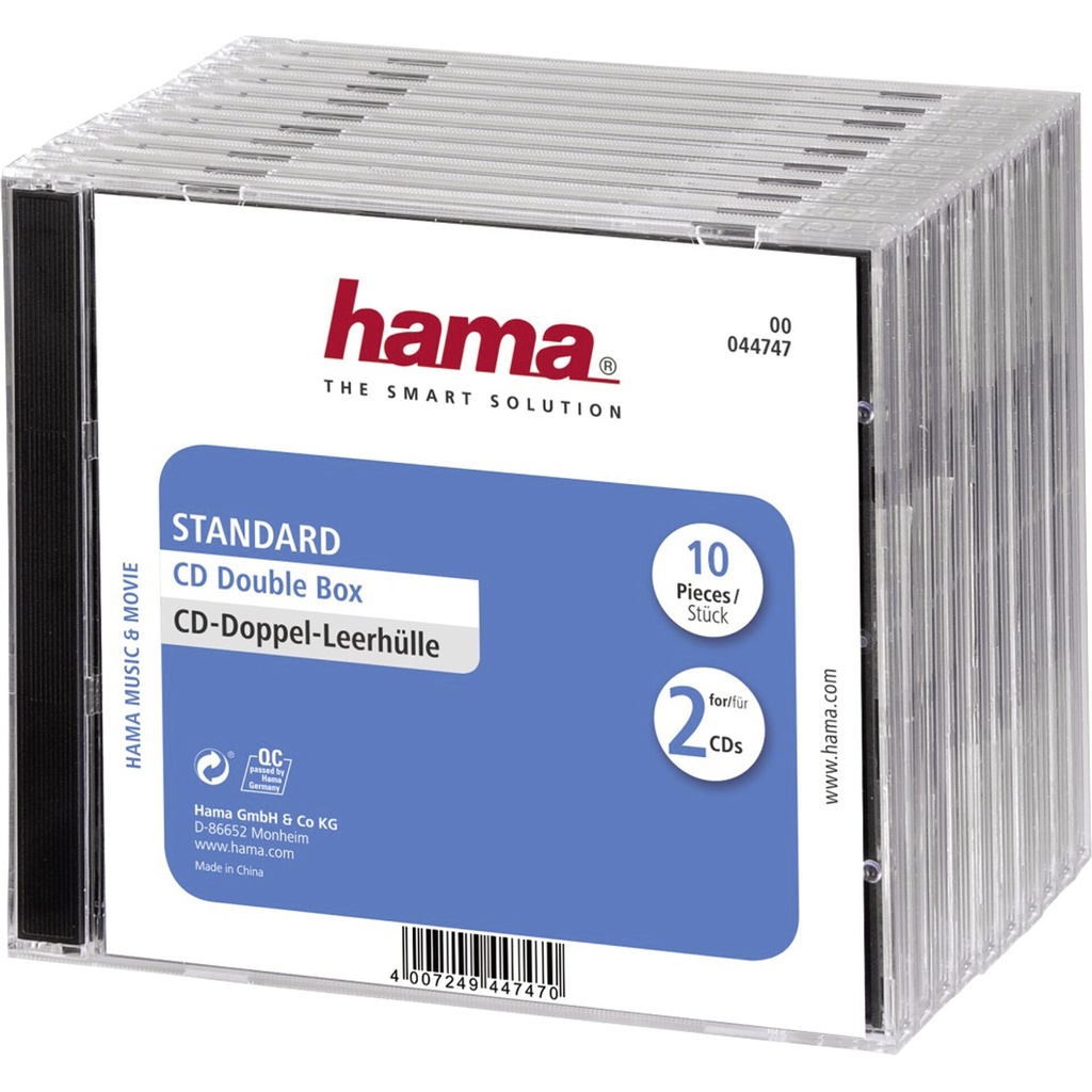Hama CD Double Box 10pcs Jewel-Case                 44747