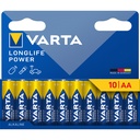 1x10 Varta Longlife Power Mignon AA LR 6              04906121761