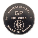 1x500 GP CR2025 Lithium 3V Knopfzelle BULK Schrumpfpack