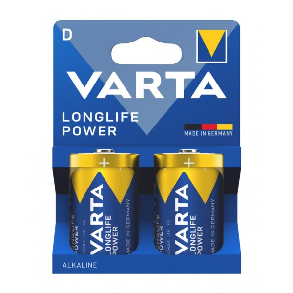 1x2 Varta Longlife Power Mono D LR 20