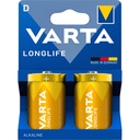 1x2 Varta Longlife Mono D LR 20