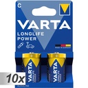 10x2 Varta Longlife Power Baby C LR 14            VPE Innenkarton