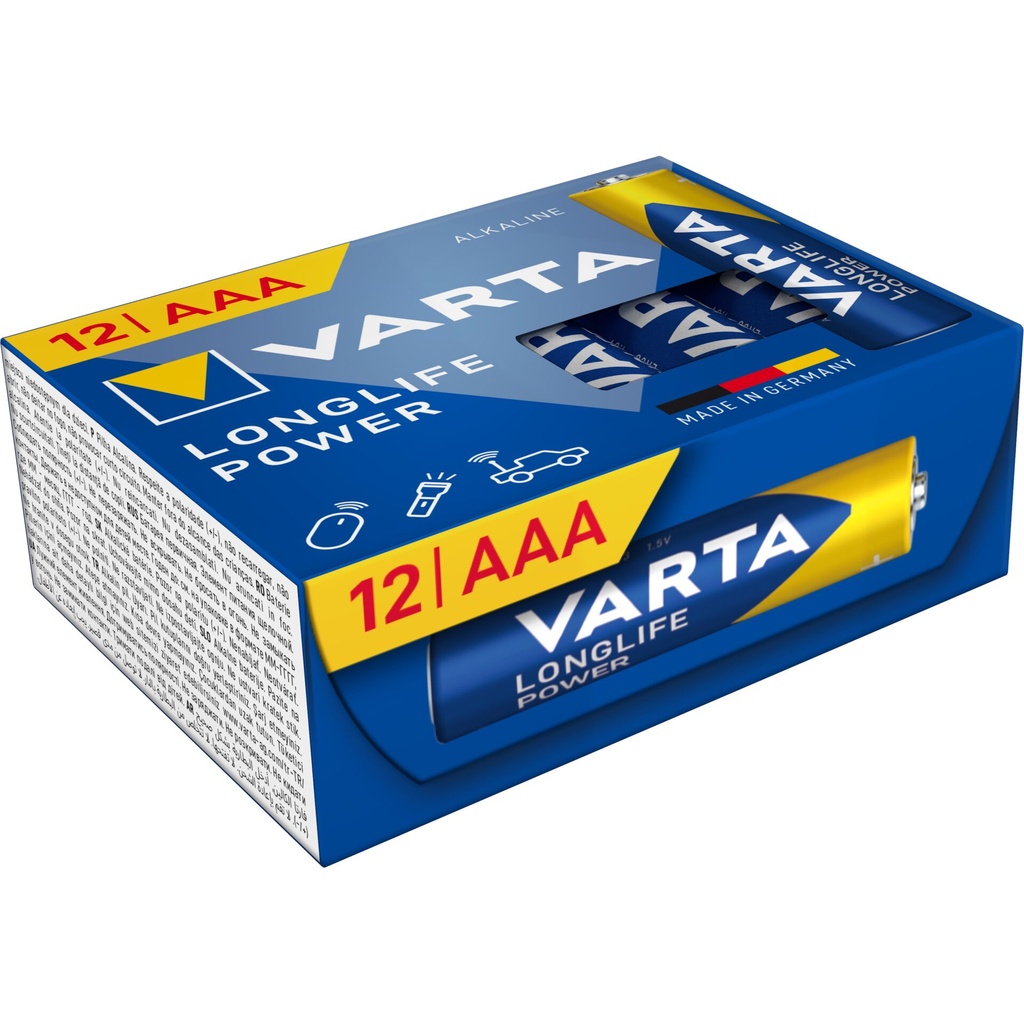 1x12 Varta Longlife Power AAA Cube 12