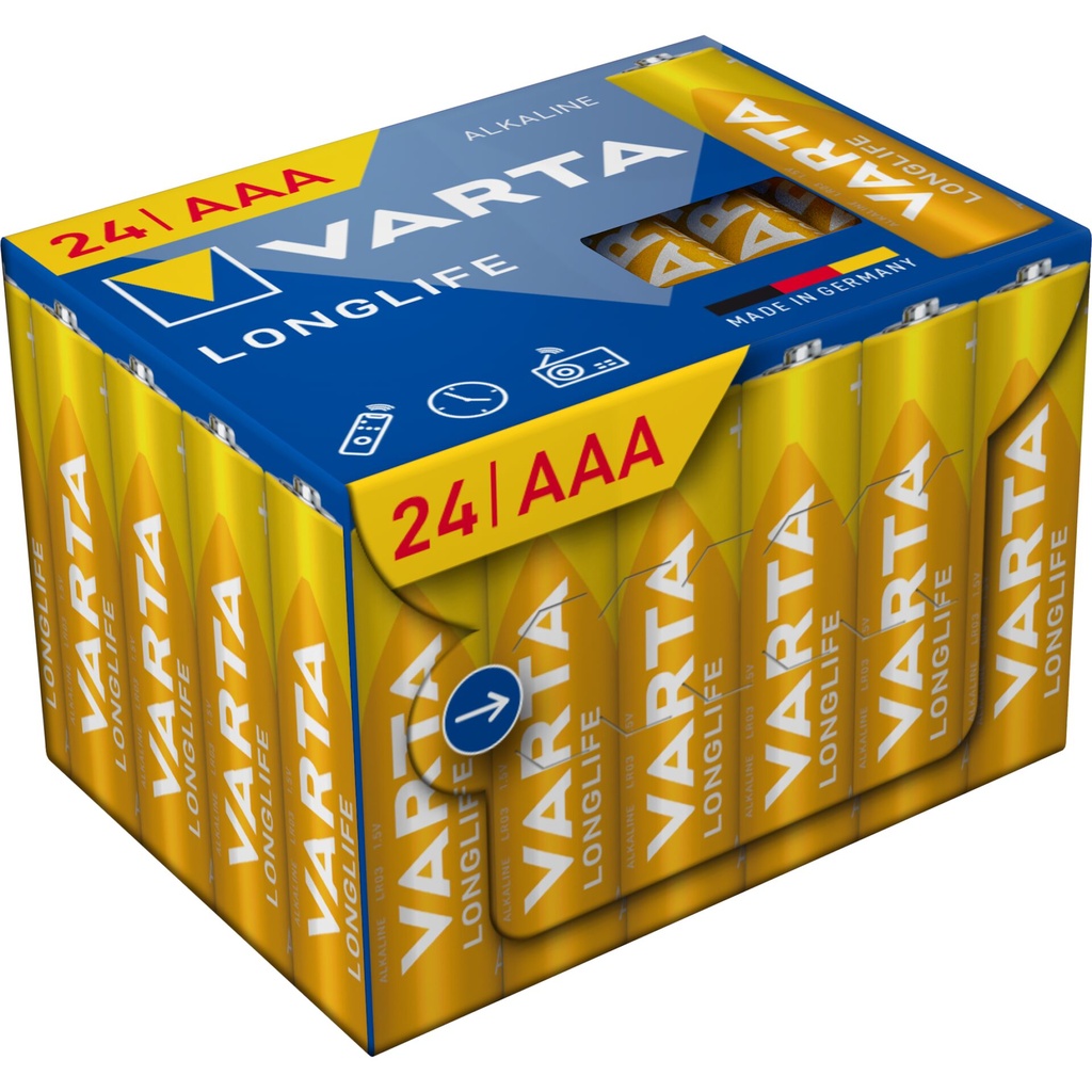 1x24 Varta Longlife Power AAA Cube