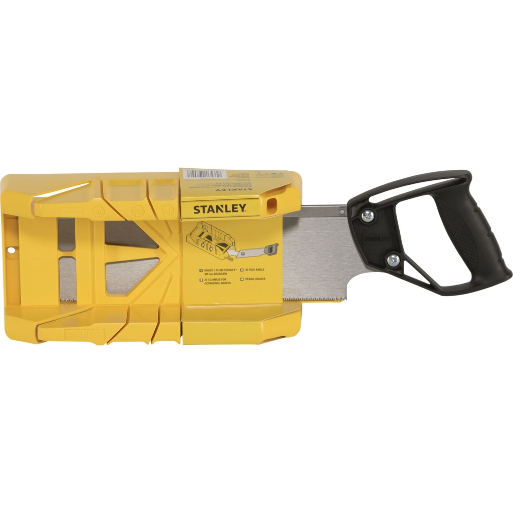 Stanley 19-800 Gehrungslade Kunststoff mit Rückensäge