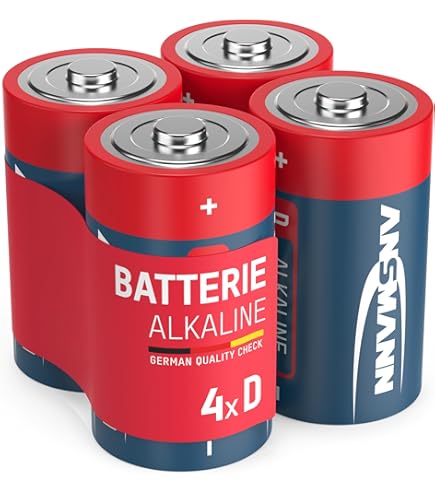 1x4 Ansmann Alkaline Mono D LR 20 red-line