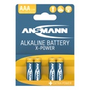 1x4 Ansmann Alkaline Micro AAA LR 03 X-Power