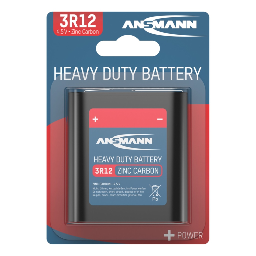Ansmann 3R12A flat battery
