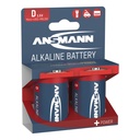 1x2 Ansmann Alkaline Mono D LR 20 red-line