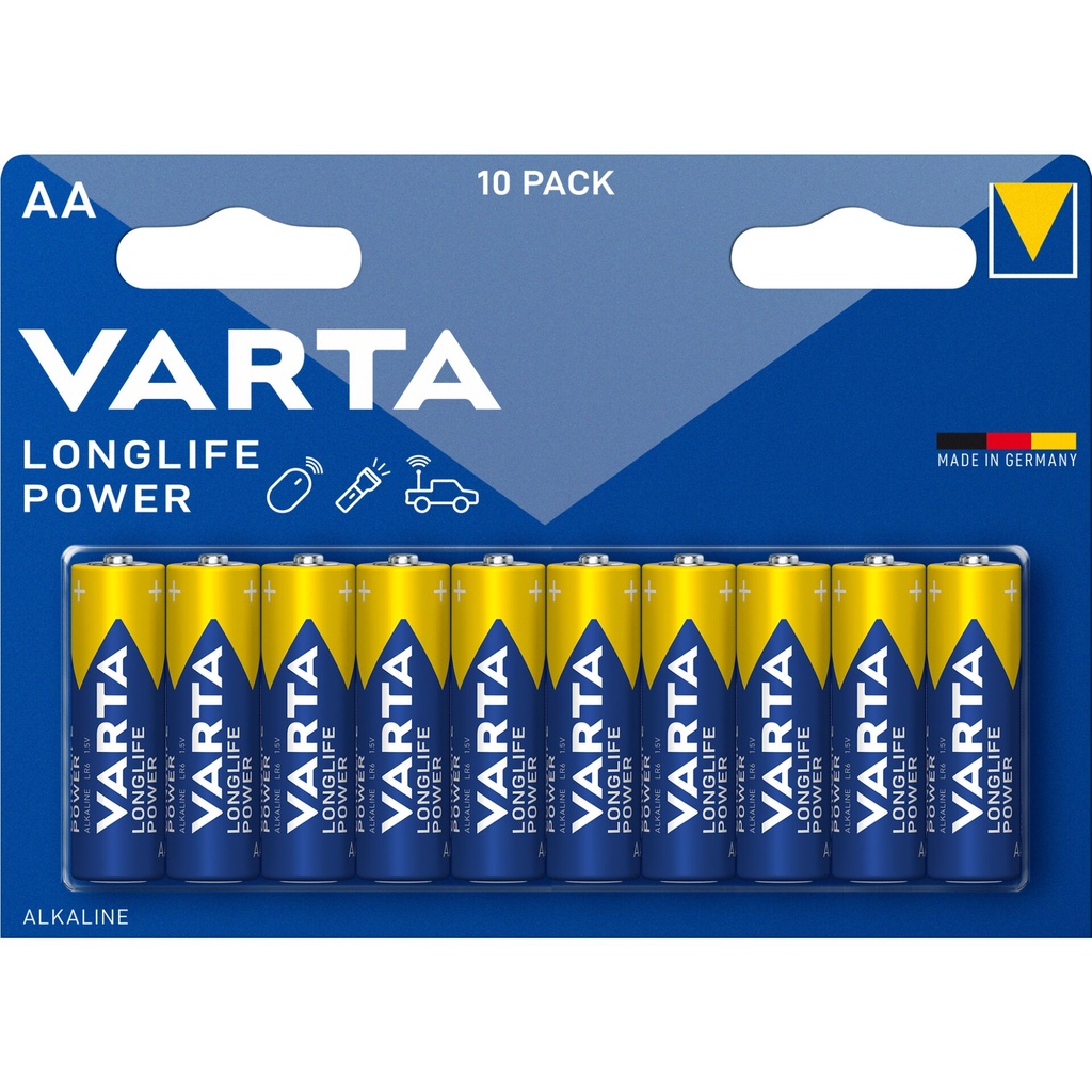 1x10 Varta Longlife Power Mignon AA LR06