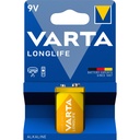 1 Varta Longlife 9V-Block     k 6 LR 61