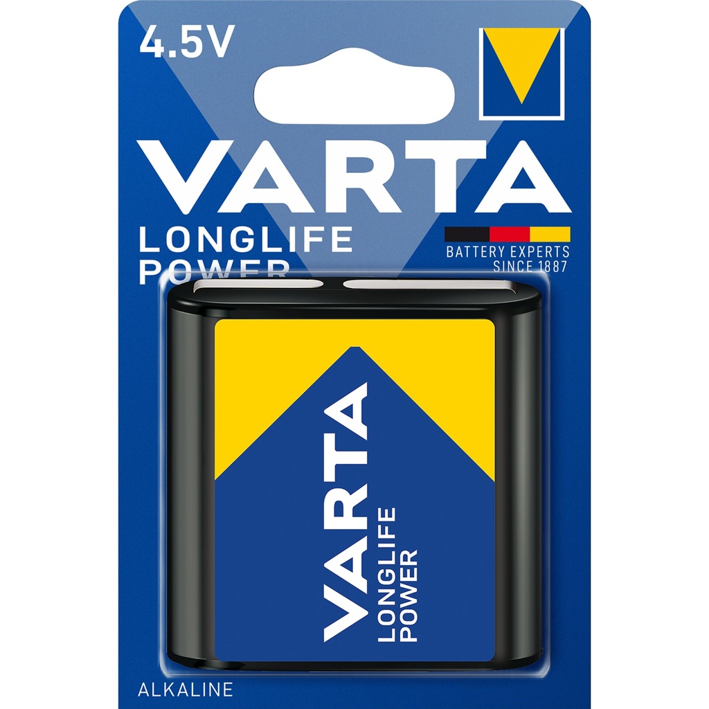 10x1 Varta Longlife Power 3LR12 4,5V block          PU inner box