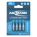 1x4 Ansmann Extreme Lithium Mignon AA LR 6