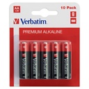 1x10 Verbatim Alcaline battery Migono AA LR 06            49875