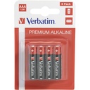 1x8 Verbatim Alkaline battery Micro AAA LR 03            49502