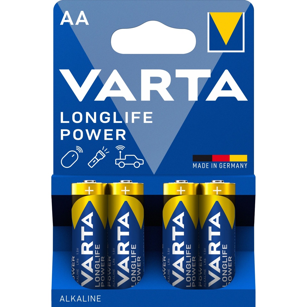 1x4 Varta Longlife Power Mignon AA LR06