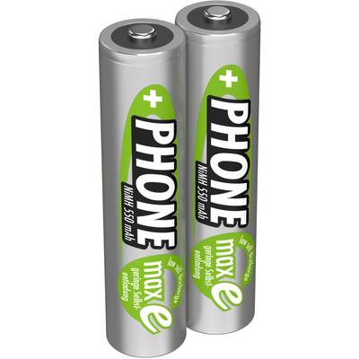 1x2 Ansmann maxE NiMH rech.bat. Micro AAA 550 mAh DECT PHONE