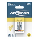 12x2 Ansmann maxE NiMH bat. Mignon AA 800 mAh SOLAR  5035513