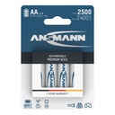 12x4 Ansmann maxE NiMH bat. 2500 Mignon AA 2400 mAh