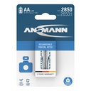 12x2 Ansmann NiMH bat. 2850 Mignon AA 2650 mAh DIGITAL