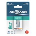 12x2 Ansmann maxE NiMH bat. Mignon AA 1300 mAh DECT PHONE