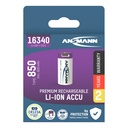 Ansmann 16340 Li-Ion Akku 850mAh 3,6V Micro USB Input  1300-0015