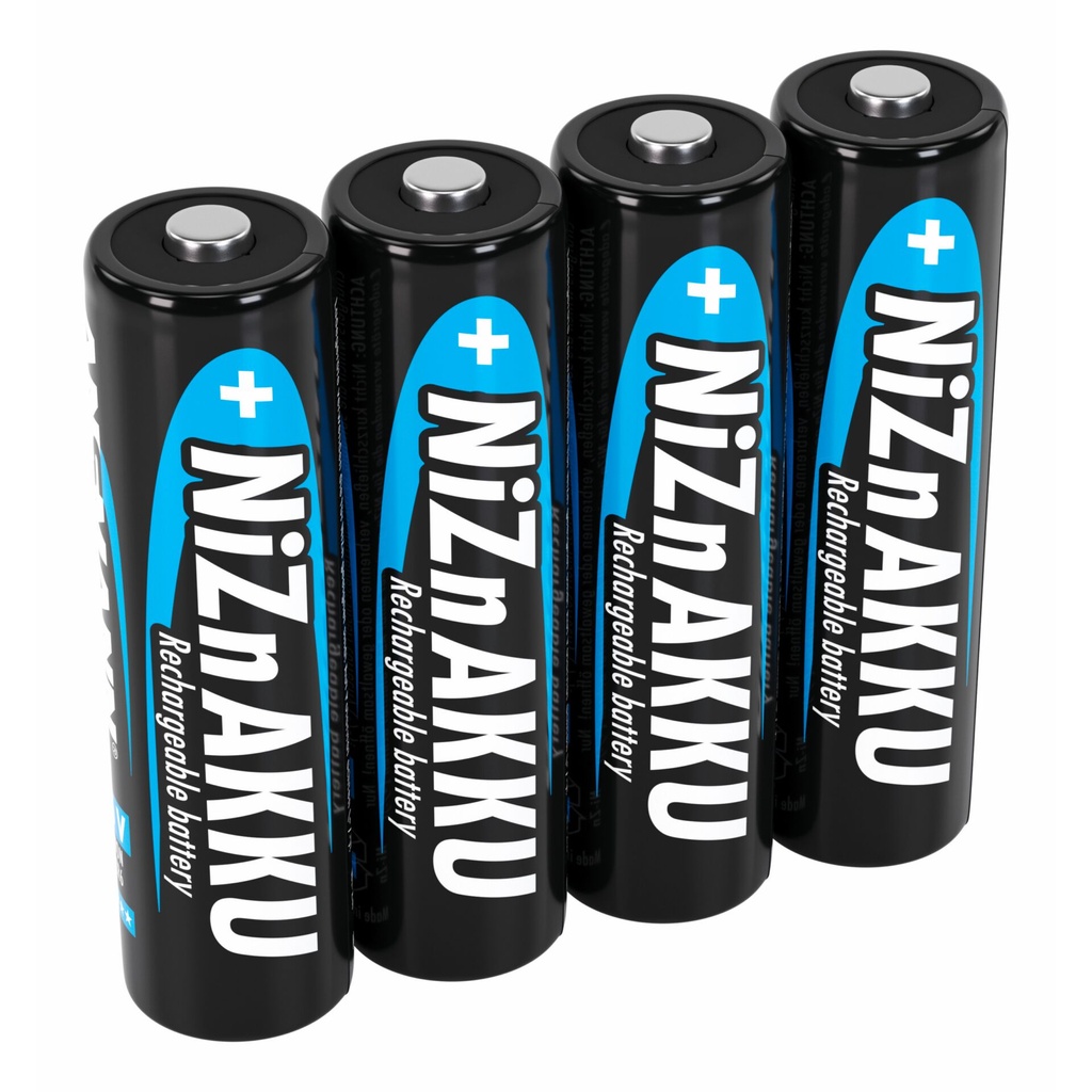 1x4 Ansmann NiZn Akku Mignon AA 2500 mWh