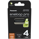 1x4 Panasonic Eneloop Pro Micro 930mAh AAA Ni-MH    BK-4HCDE/4BE