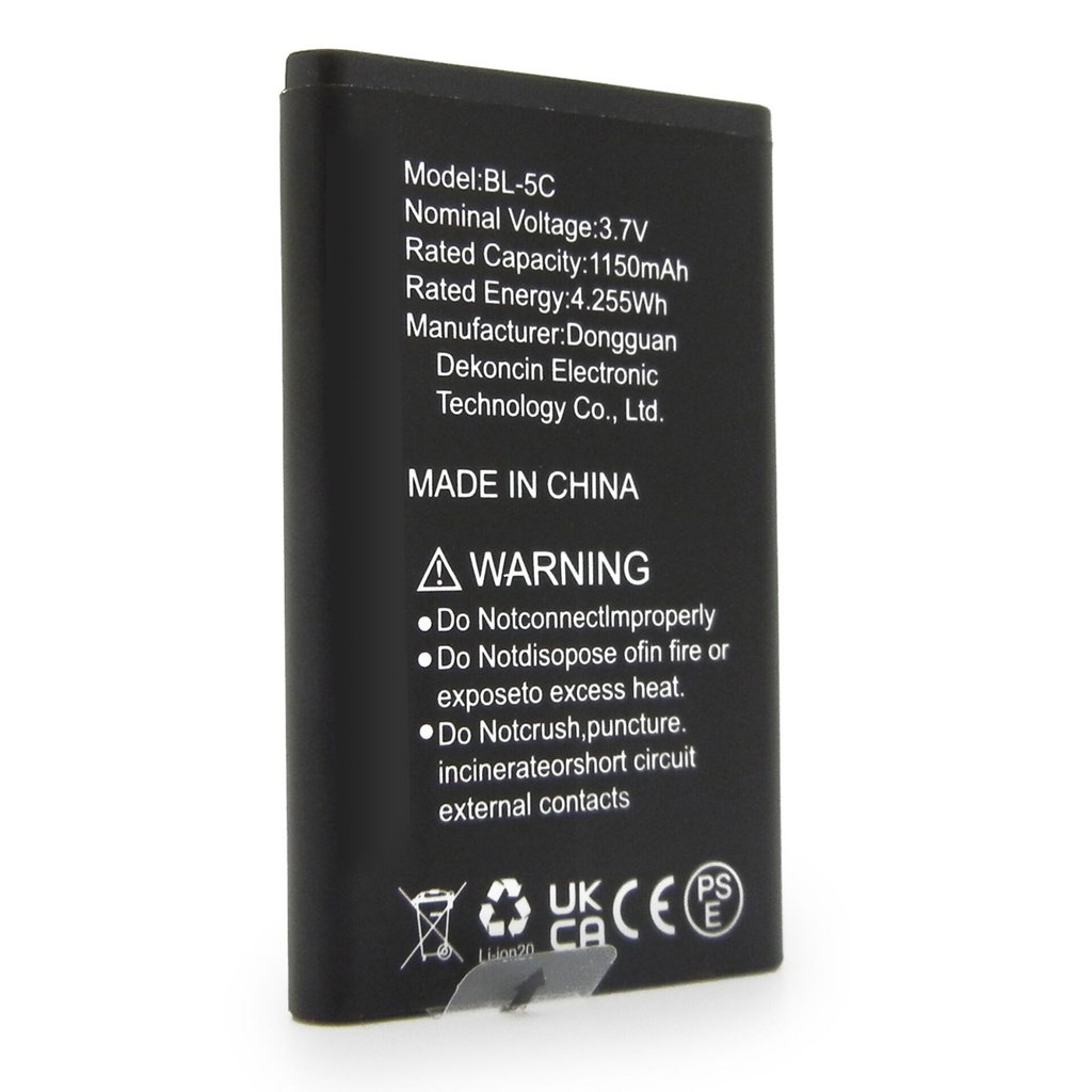 GoXtreme Battery f. V64 Flip Lithium-Ions