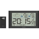 Hama Weather Station Sylt with Outdoorsensor,radio,black 222216