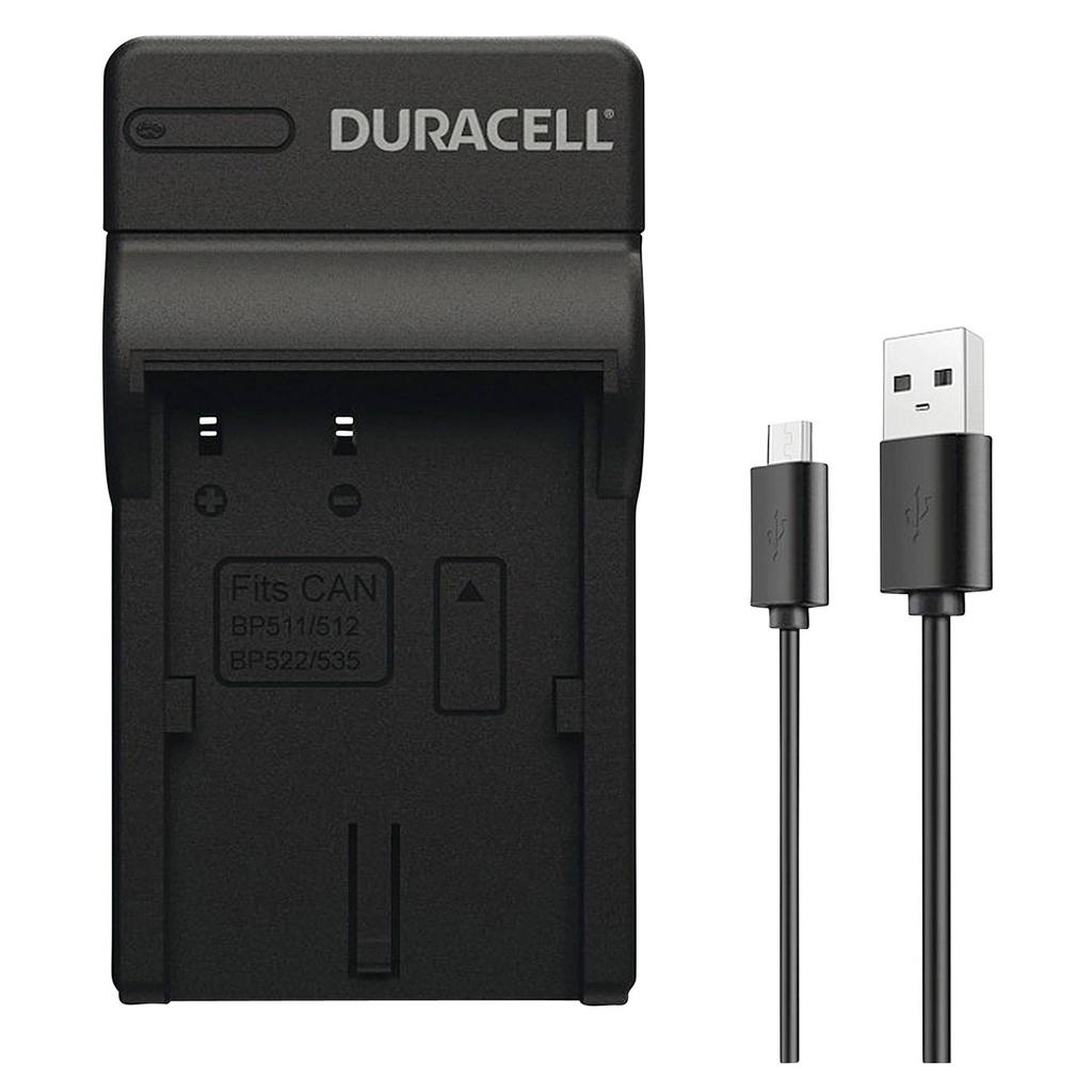 Duracell Charger with USB Cable for DRC511/BP-511