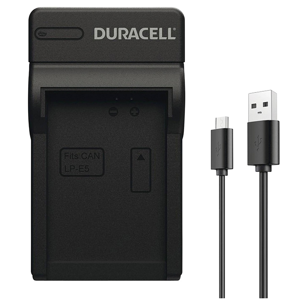 Duracell Charger with USB Cable for DR9925/LP-E5
