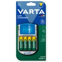 Varta LCD Charger 12V USB incl. 4 Accu 2600 mAh Mignon AA