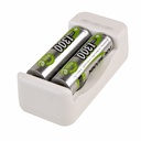 Ansmann Charger Basic II incl. 2 x AA 1300mAh Akku 1001-0119-01