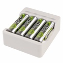 Ansmann Charger Basic IV incl. 4 x AA 1300mAh Akku 1001-0120-01