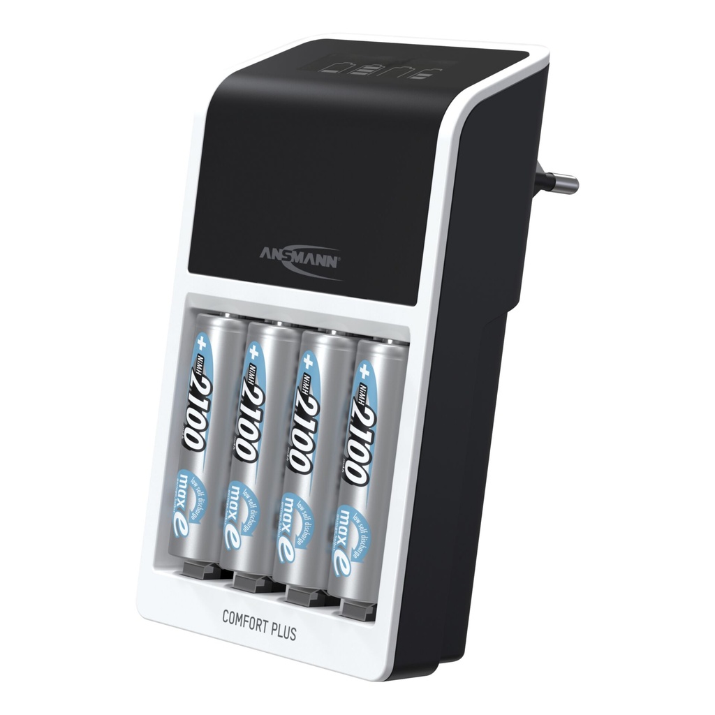 Ansmann Comfort Plus Charger incl. 4xAA2100 Akku 1001-0094-01