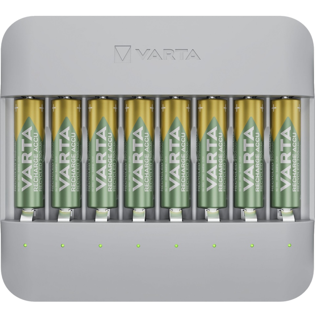 Varta Eco Charger Multi Recycled + 8 x 2100 mAh AA  57682 101 121