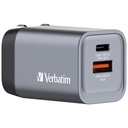 Verbatim GNC-35 GaN Charger 34W 1xUSB-C PD, 1xUSB-A QC 3.0 32200